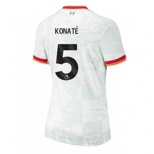 Fotballdrakt Dame Liverpool Ibrahima Konate #5 Tredjedrakt 2024-25 Kortermet